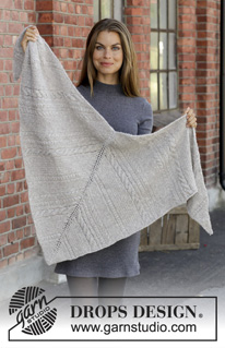 Free patterns - Store sjal / DROPS 195-36