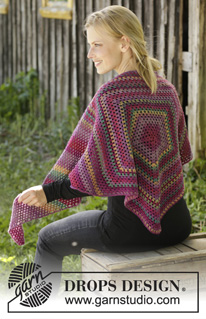 Free patterns - Store sjal / DROPS 197-32
