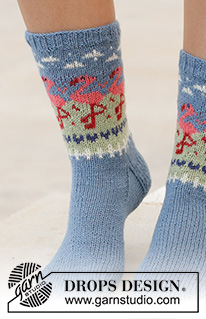 Free patterns - Dámské ponožky a papučky / DROPS 198-11