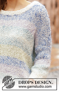 Free patterns - Swetry przez głowę w paski / DROPS 199-30