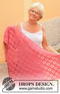 Free patterns - Store sjal / DROPS 202-16