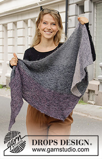 Free patterns - Store sjal / DROPS 203-22