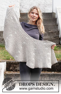Free patterns - Store sjal / DROPS 214-19