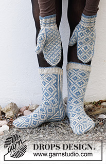 Free patterns - Norské ponožky / DROPS 214-54