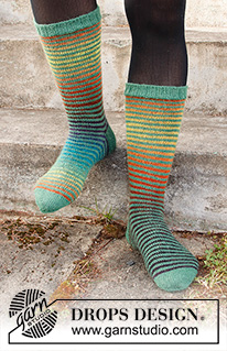 Free patterns - Dámské ponožky a papučky / DROPS 214-57