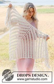 Free patterns - Store sjal / DROPS 222-7