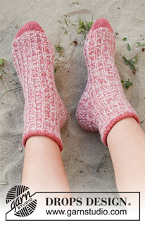 Free patterns - Calcetines Tobilleros para Mujer / DROPS 223-42