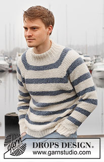 Free patterns - Proste męskie swetry / DROPS 224-1