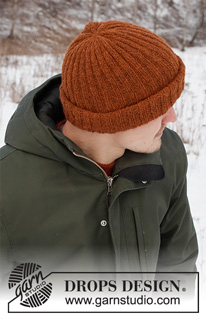 Free patterns - Men's Hats & Headbands / DROPS 224-25