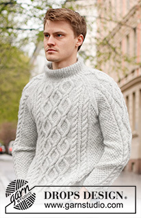 Free patterns - Homme / DROPS 224-4