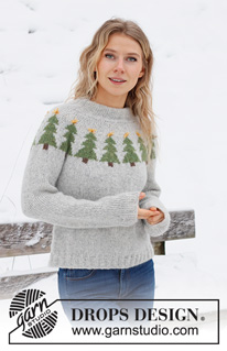 Free patterns - Vánoční pulovry a propínací svetry / DROPS 228-47