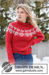 Free patterns - Vánoční pulovry a propínací svetry / DROPS 228-50
