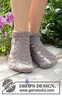Free patterns - Női zoknik és lábbelik / DROPS 229-23