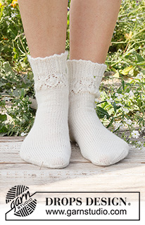 Free patterns - Dámské ponožky a papučky / DROPS 229-27