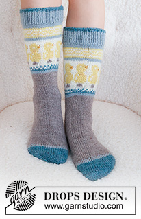 Free patterns - Women's Socks & Slippers / DROPS 229-33