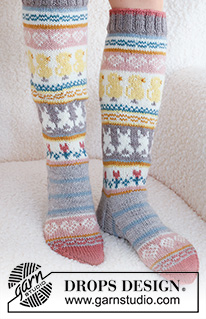Free patterns - Dámské ponožky a papučky / DROPS 229-35