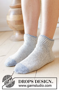 Free patterns - Dámské ponožky a papučky / DROPS 238-36