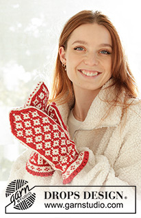 Free patterns - Christmas Mittens / DROPS 242-65