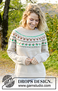 Free patterns - Christmas Jumpers & Cardigans / DROPS 243-35
