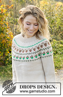 Free patterns - Christmas Jumpers & Cardigans / DROPS 243-35