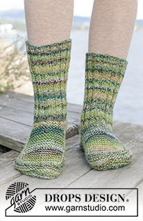 Free patterns - Chaussons / DROPS 244-34