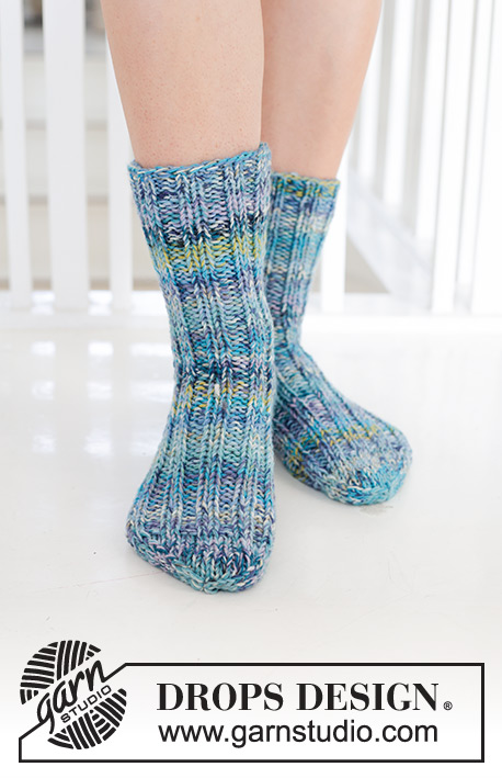 DROPS Design free patterns - Női zoknik