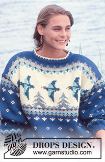 Free patterns - Pullover / DROPS 28-5