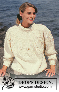 Free patterns - Pullover / DROPS 28-6