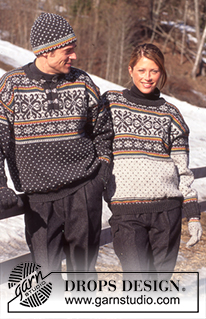 Free patterns - Nordische Pullover / DROPS 52-18