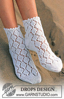 Free patterns - Calcetines Tobilleros para Mujer / DROPS 90-4