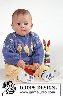 Free patterns - Gensere til baby / DROPS Baby 1-10