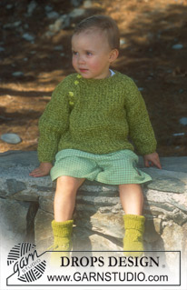 Free patterns - Gensere til baby / DROPS Baby 10-25