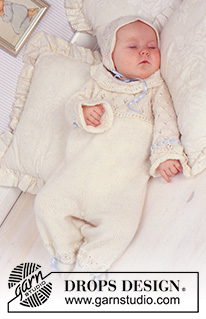Free patterns - Bodyk és overálok kisbabáknak / DROPS Baby 11-15