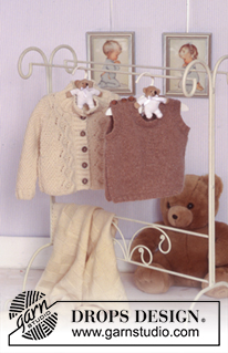 Free patterns - Rozpinane swetry i bolerka dziecięce / DROPS Baby 11-25