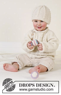 Free patterns - Pulóverek kisbabáknak / DROPS Baby 13-7