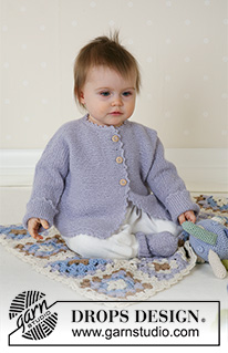 Free patterns - Kabátky a propínací svetříky pro miminka / DROPS Baby 14-6