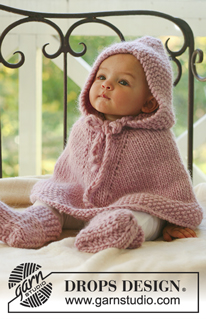 Free patterns - Ponchos till baby / DROPS Baby 16-1