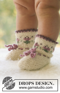 Free patterns - Baby Socks & Booties / DROPS Baby 17-14