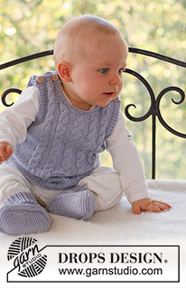 Free patterns - Felsők és mellények kisbabáknak / DROPS Baby 17-9