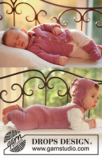 Free patterns - Sparkdräkter & Overaller till baby / DROPS Baby 18-14