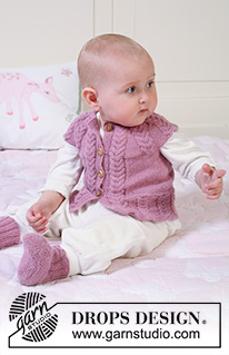Free patterns - Koftor & Cardigans till baby / DROPS Baby 19-18