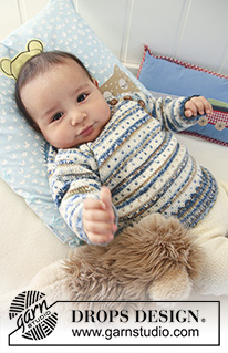 Free patterns - Pulóverek kisbabáknak / DROPS Baby 19-3