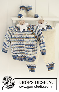 Free patterns - Norvégmintás pulóverek babáknak / DROPS Baby 19-3