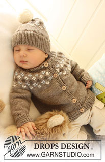 Free patterns - Baby Beanies / DROPS Baby 19-33