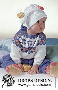 Free patterns - Norvégmintás pulóverek babáknak / DROPS Baby 2-14
