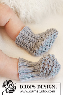 Free patterns - Ponožky a botičky pro miminka / DROPS Baby 21-25