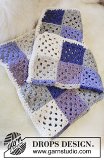 Free patterns - Fun with Crochet Squares / DROPS Baby 31-20