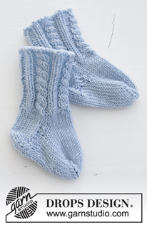 Free patterns - Baby calze & scarponcini / DROPS Baby 31-8