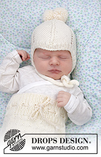 Free patterns - Baby Hats & Headbands / DROPS Baby 33-12