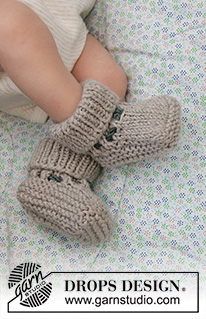 Free patterns - Zoknik és lábbelik kisbabáknak / DROPS Baby 33-24